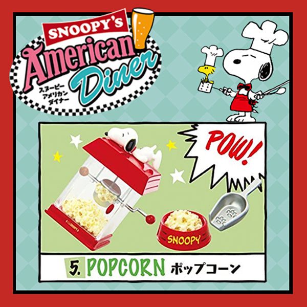 Rare 2014 Re-Ment Snoopy American Diner Full Set of 8 pcs <Free Shipping>