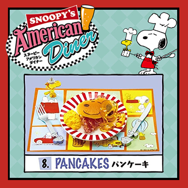 Rare 2014 Re-Ment Snoopy American Diner Full Set of 8 pcs <Free Shipping>